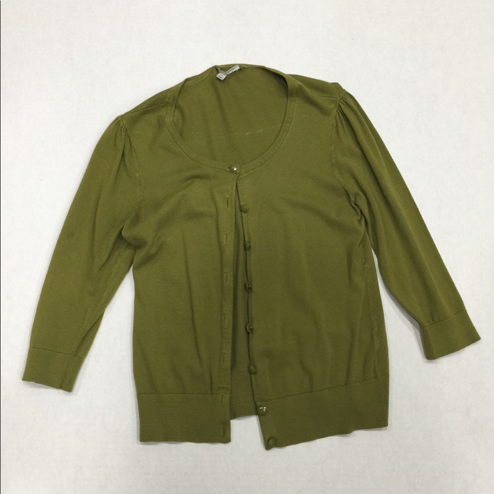 Green Cardigan